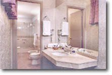 Baño de Hotel Howard Johnson Inn