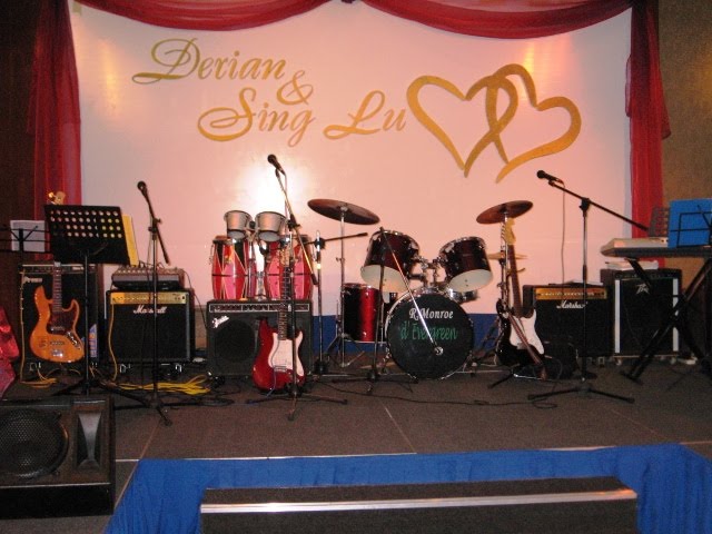 Playing for Derian and Sing Lu's wedding