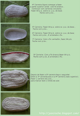 حذاء اطفال بالكروشية Paaso+a+passo+T%C3%AAnis+All+Star+em+croche+3