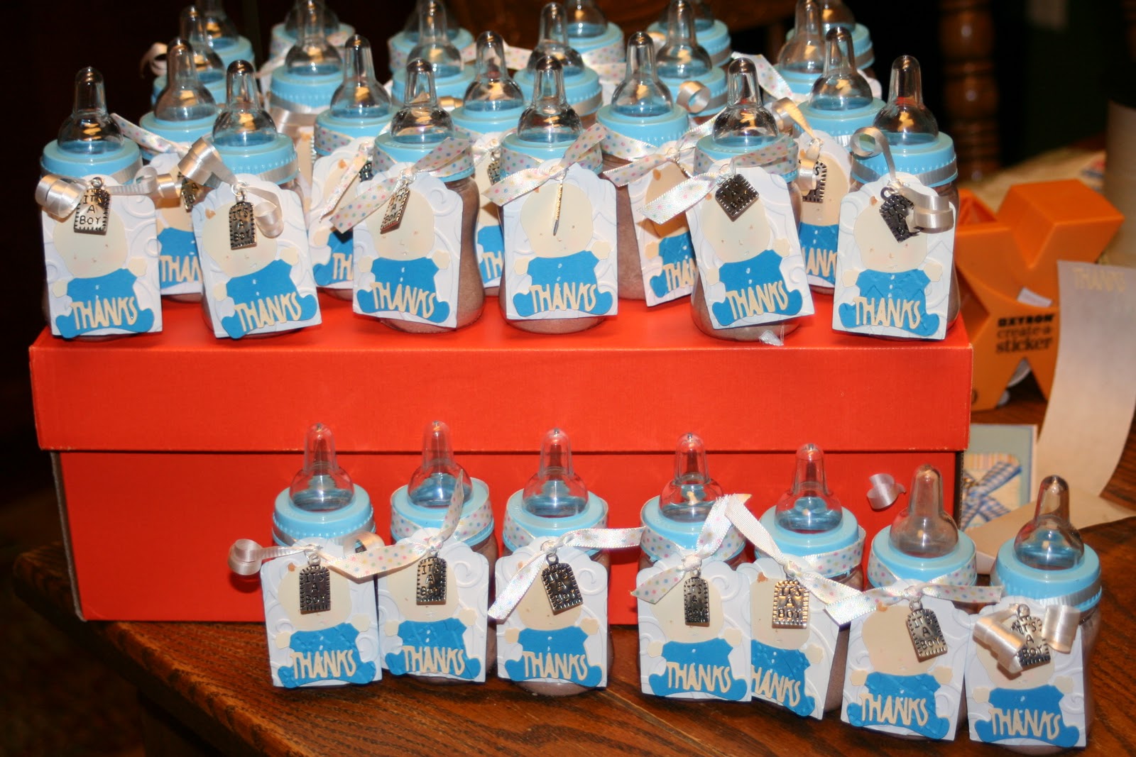 Scrappin' on a Dime Baby Shower Favors