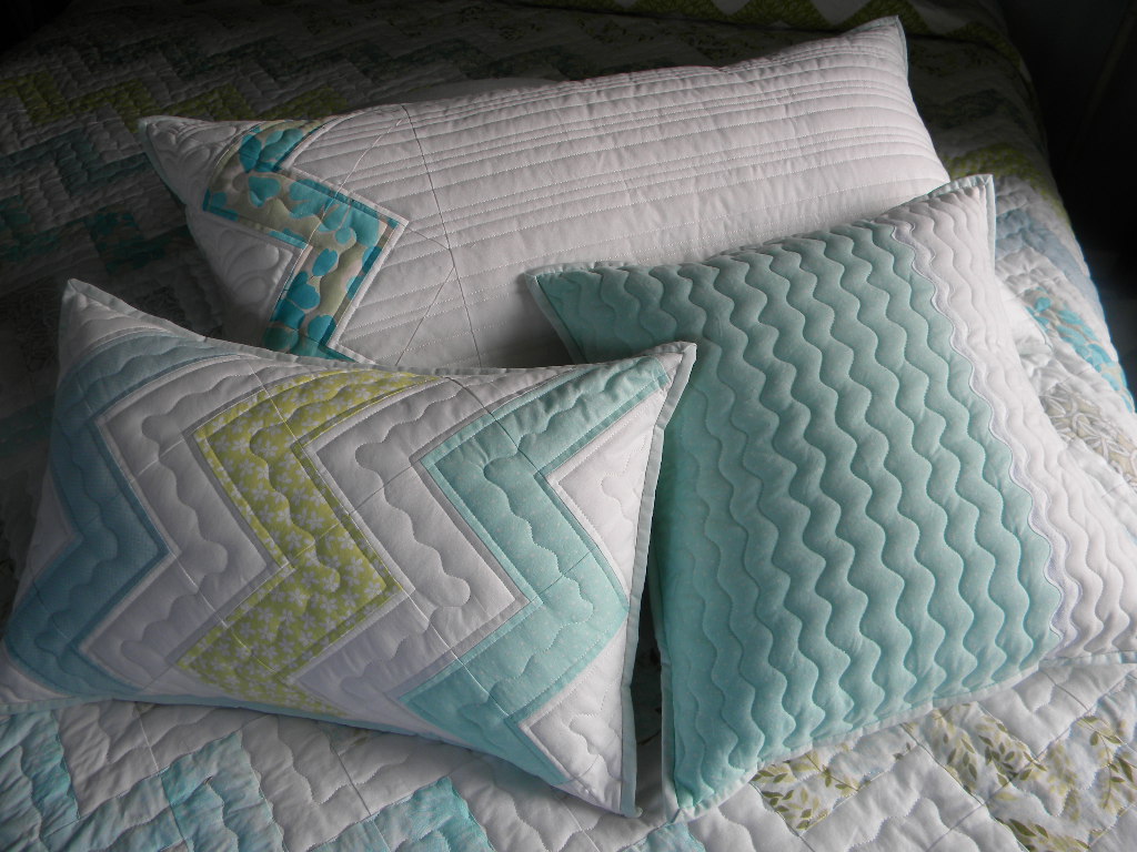 Sew Kind Of Wonderful Pillows for Zig Zag Quilt