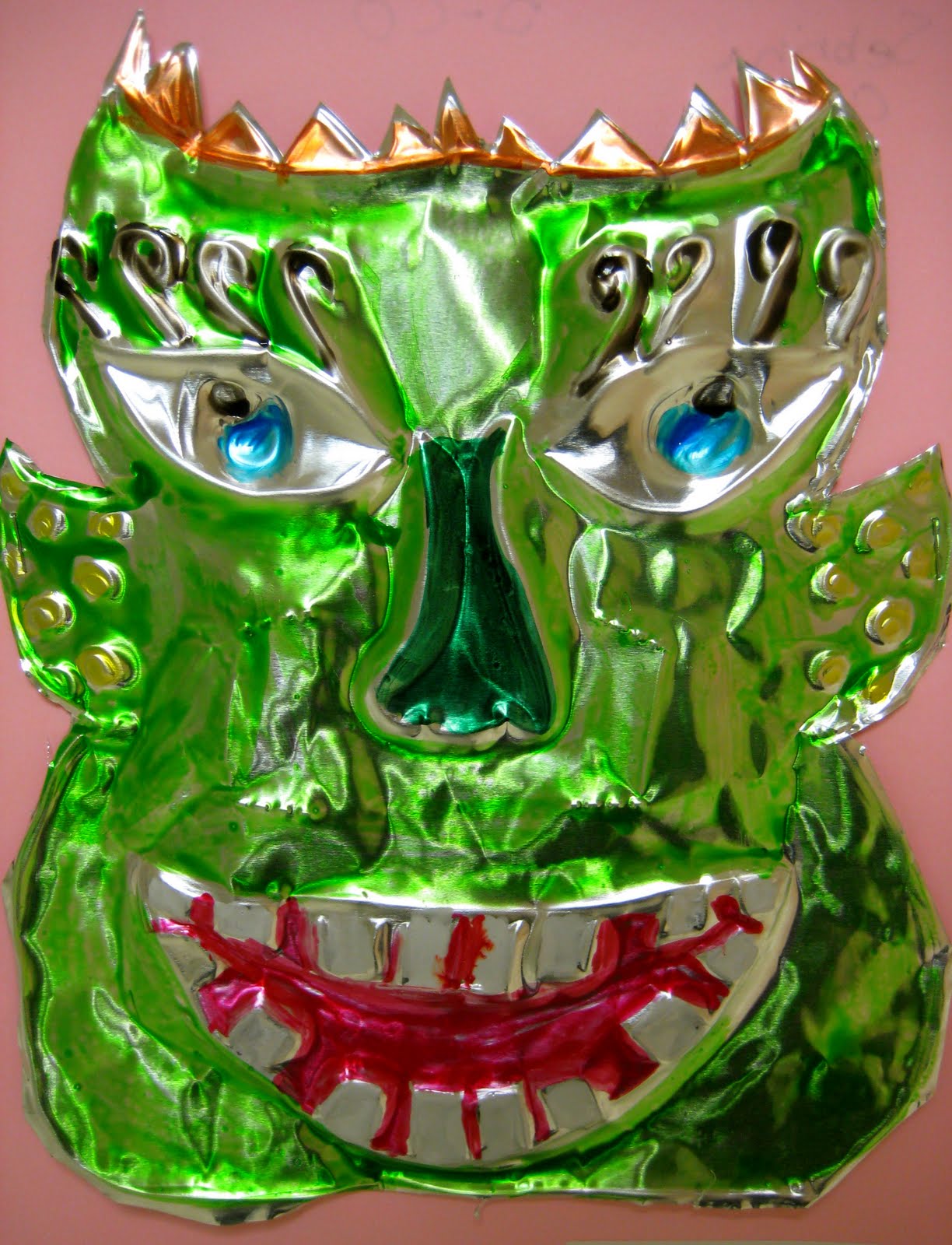 metal masks... Art Projects from MN Art Gal