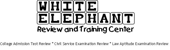 WHITE ELEPHANT REVIEW AND TRAINING CENTER
