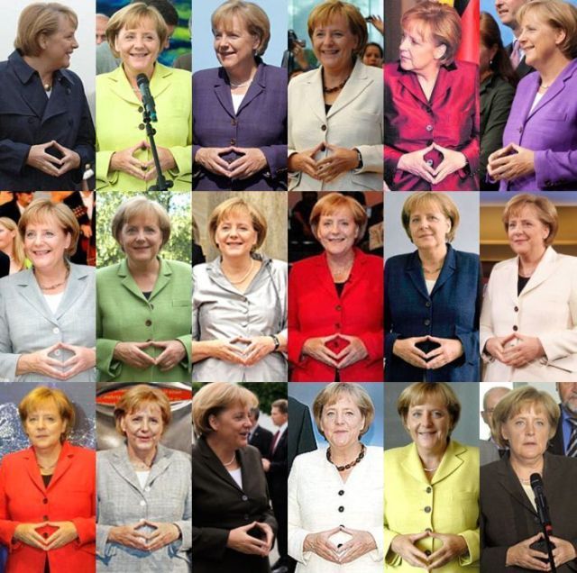 X Post From R Mildlyinteresting Angela Merkel S Pantone Power Suits R Germany