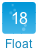 Design Float tuşu dik