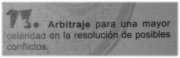 Arbitraje para una mayor celeridad en la resolución de posibles conflictos