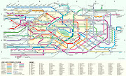 TRAIN MAP IN ASIA (tokyo rail map)