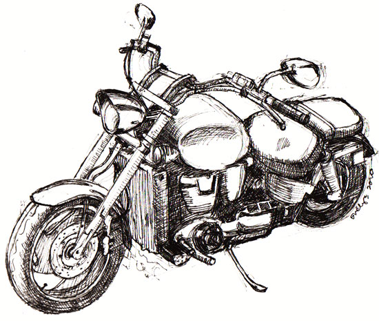 Biker Sketch