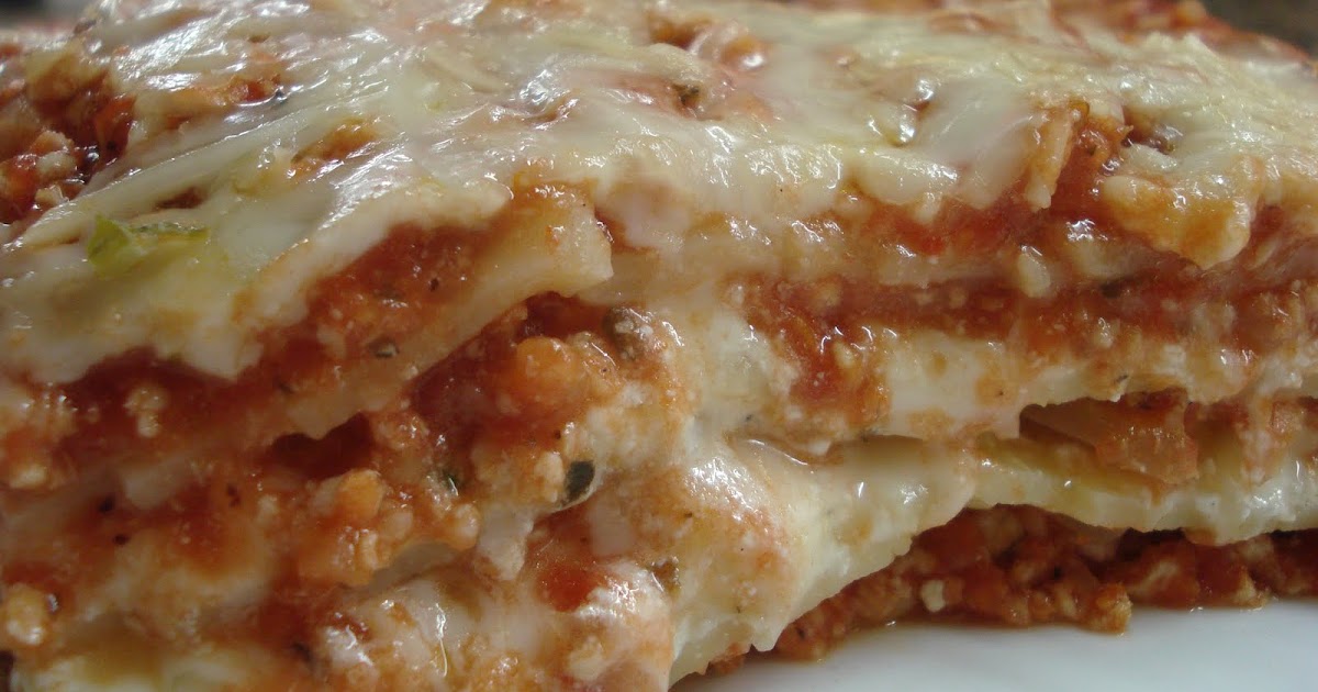 RECIPEAHOLIC Simple Cheese Lasagna