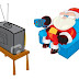 Assistindo TV no natal...