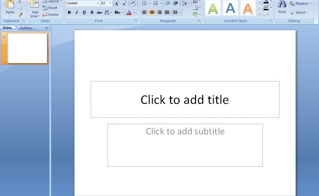 susy.chan: Tutorial ms. Power Point 2007 untuk pemula
