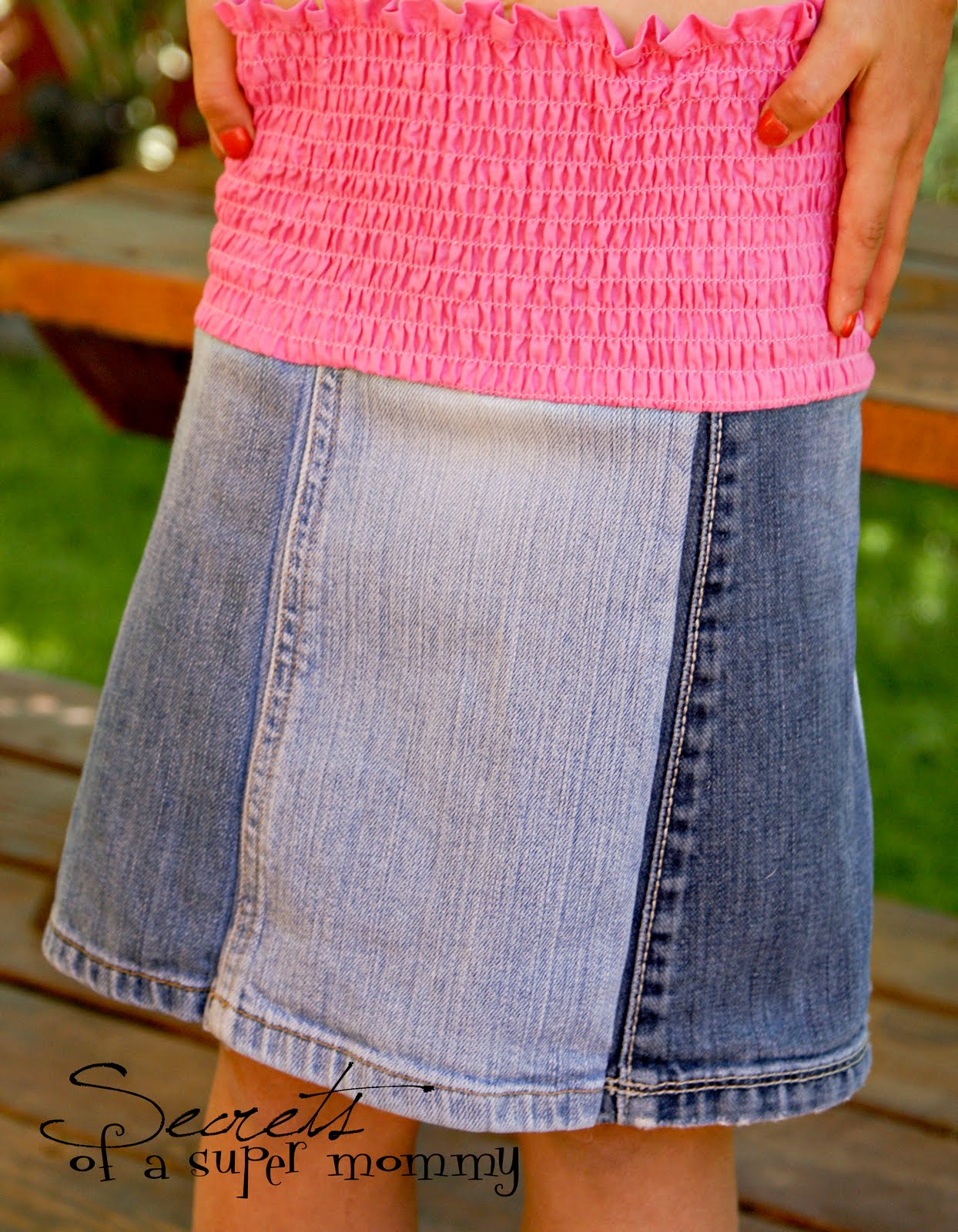 Secrets of a Super Mommy Unfinished ProjectsCut off Jeans Shorts (and