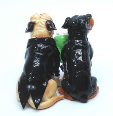 madamepommcustomorder nattib dog cake topper mastiff bull mastiff christmas ornament