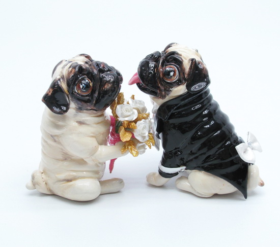 pug cake topper madamepommcustomorder lilqtgenn pug wedding cake topper pug cake topper madamepommcustomorder lilqtgenn pug wedding cake topper