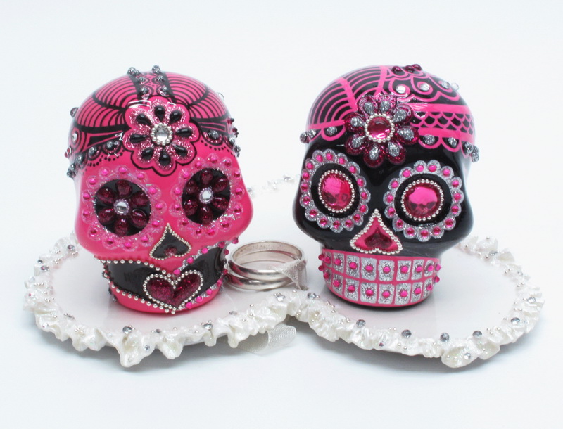 Skull Wedding Rings And It Can Be A Ring Holder
