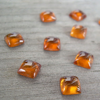 hessonite garnet cabs