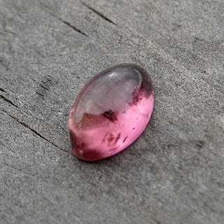 pink tourmaline cabochon