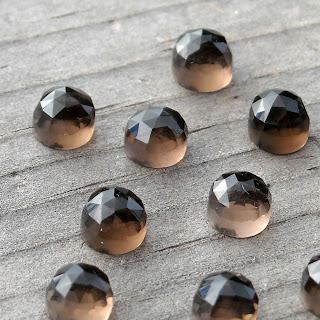 faceted smoky quartz