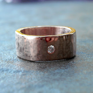 recycled rose gold ring