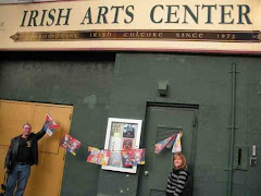 Belfast Flags of Hope outside The Irish Arts Center on 10th Avenue in New York City  2009.
