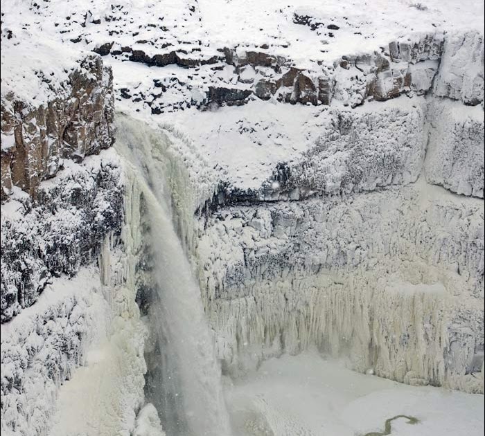Ice Age Floods Palouse Falls State Park in Winter