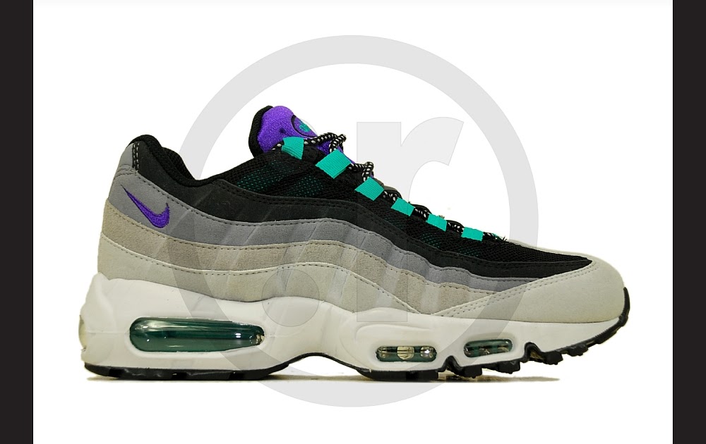 grey and purple air max 95