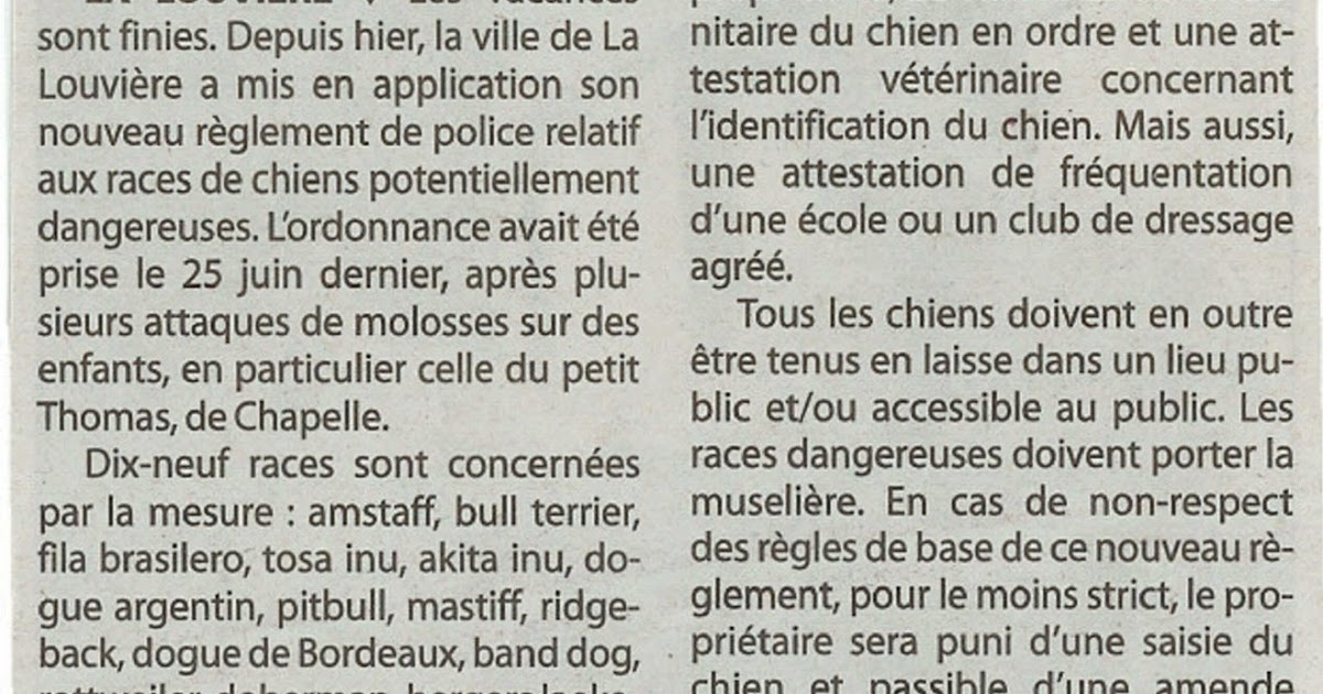 Chiens, loups et chiens-loups: La Louvière: inscription Chiens, loups et chiens-loups: La Louvière: inscription