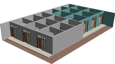 DESIGN ARSITEK: Design Kontrakan di Cikunir (Bekasi)