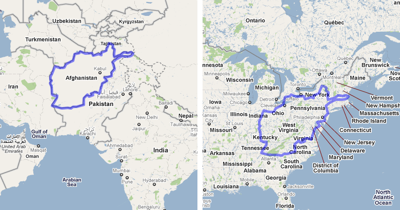 Mapfrappe Countries