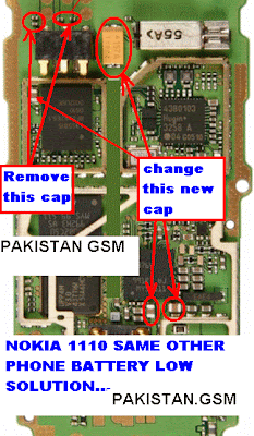 pakistan gsm nokia 1110 1112 1600 2310 6030 battery low solutions