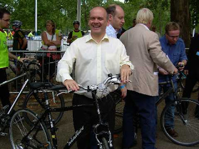 Roger Evans at last year's London Freewheel event