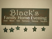Custom Family Home Evening Board