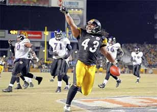 Steelers Polamalu Interception