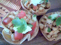 Tortillakorgar med Tacosallad