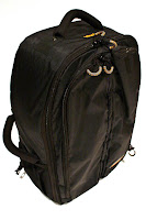 a black bag with a handle
