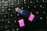 a close up of a usb stick