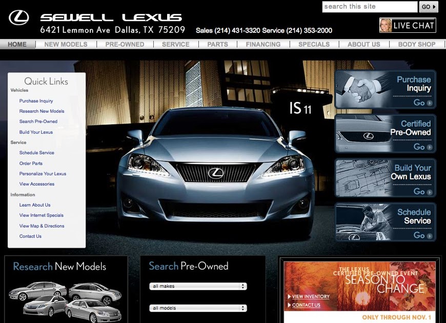 Car Travels Sewell Lexus Of Dallas Visit