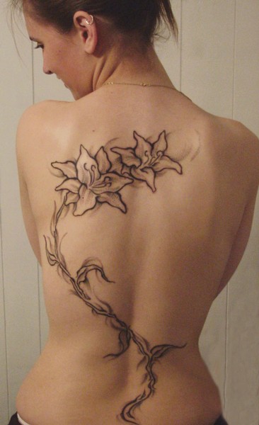 lilly flower tattoos. calla lilly tattoos.