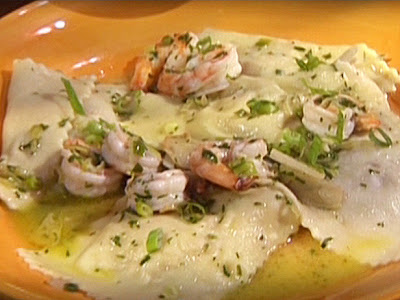 Raviolis con bacon