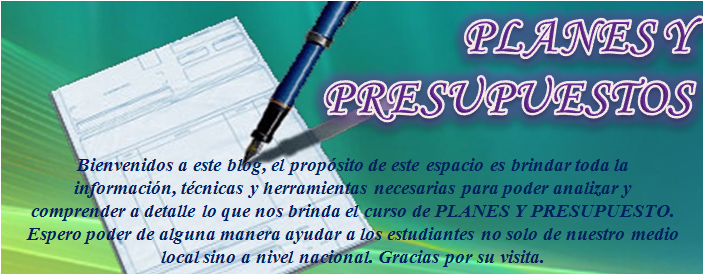 Planes y Presupuesto