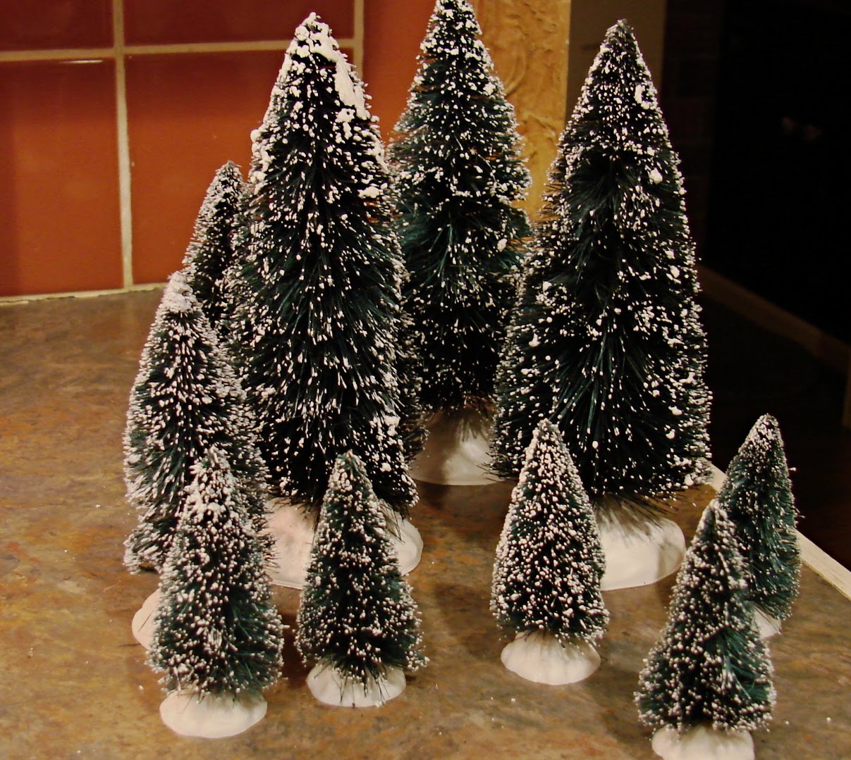 Artistic Endeavors Create Your Own Vintage Bottle Brush Trees