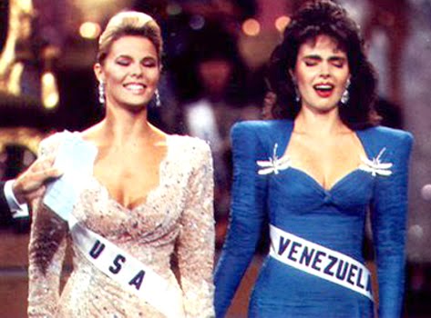 TOP 2 EN MISS UNIVERSO  1986+Venezuela+%26+USA