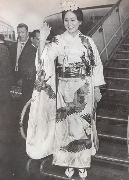 Lịch sử Hoa hậu thế giới. 1959+MW+Miss+Japan,+Chieko+Ichinose