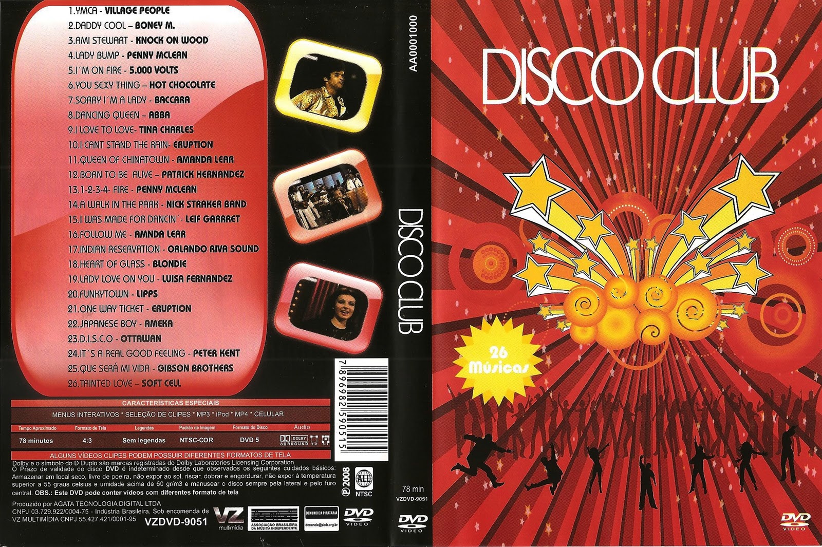 ESTANTE DO SOM 70s DISCO CLUB Coletanea de clips anos 70