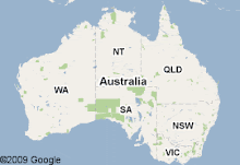 Map of Australia