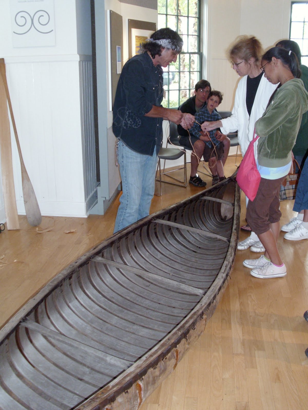 Dee Henry Traditional Wabanaki Birchbark Canoes by David Moses Bridges