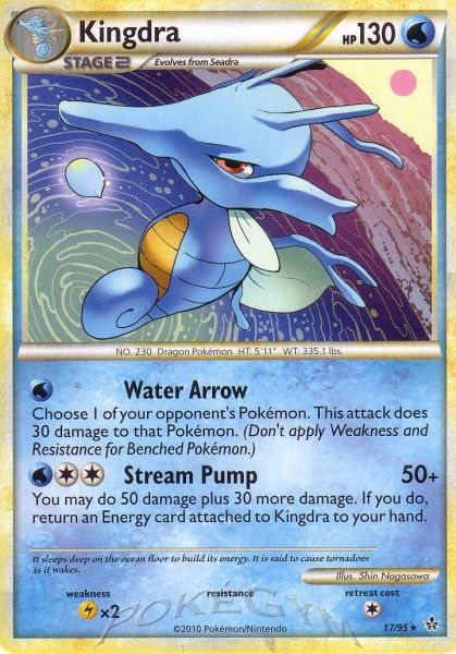 kingdra pokemon card