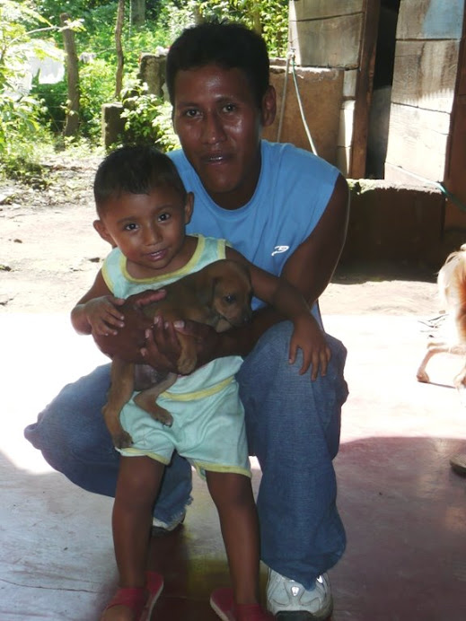 Daniel & his 3 y.o. son Kevin & new pup, Sultan