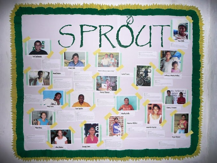 Sprout Student Board made by my assistant, Josue.