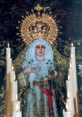 Virgen de la Macarena de la Capital de España. Madrid.